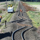 Illustration for article titled The Power of an Earthquake Turns Train Tracks to Spaghetti